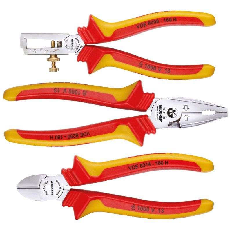 Gedore VDE-Zangen-Satz 3tlg in L-BOXX Mini