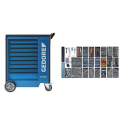 Gedore Werkzeugsortiment im Werkzeugwagen