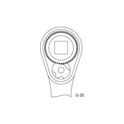 Gedore Umschaltknarre 1/2"