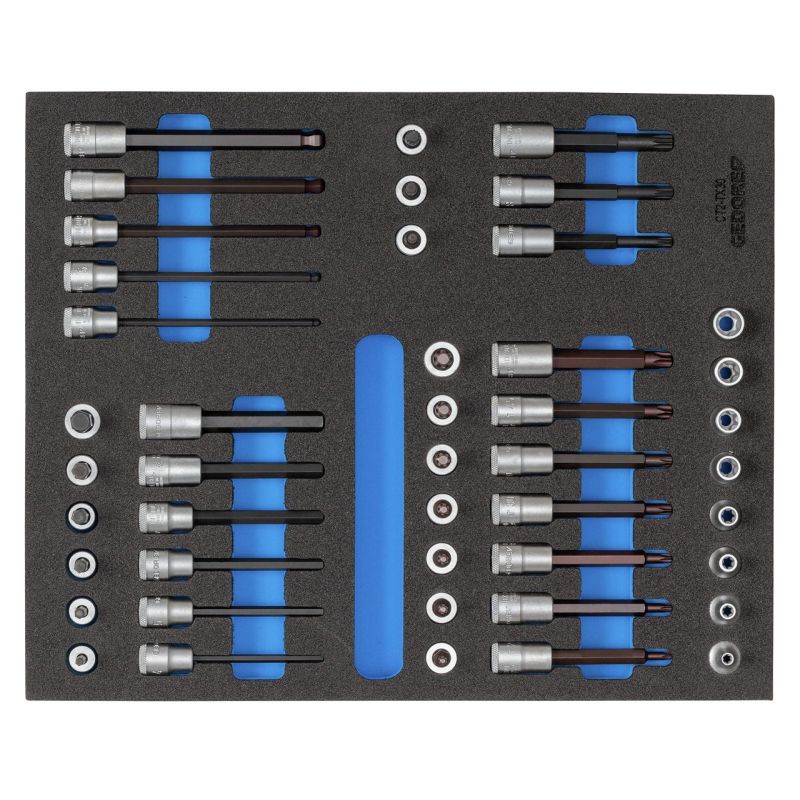 Gedore Steckschlüssel-Satz 3/8" in CT-Modul 52tlg