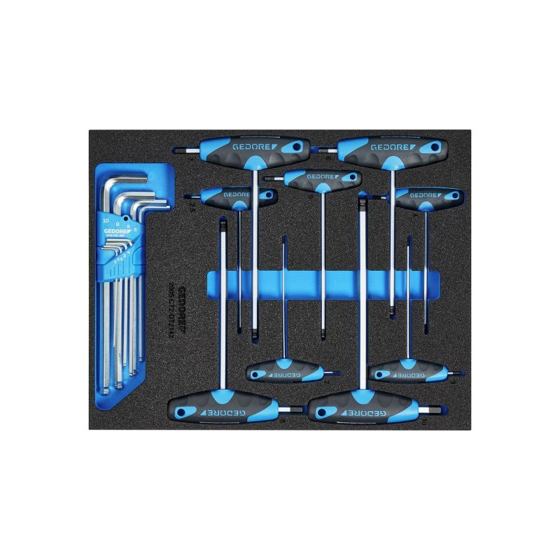 Gedore Winkelschraubendreher-Satz in CT-Modul 17tlg