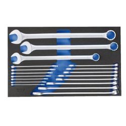 Gedore Ring-Maulschlüssel-Satz in CT-Modul 18tlg