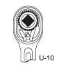 Gedore Umschaltknarre 1/4" 127 mm