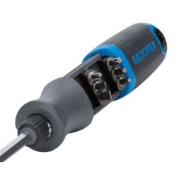 Gedore Magazin-Schraubendreher mit Knarrenfunktion