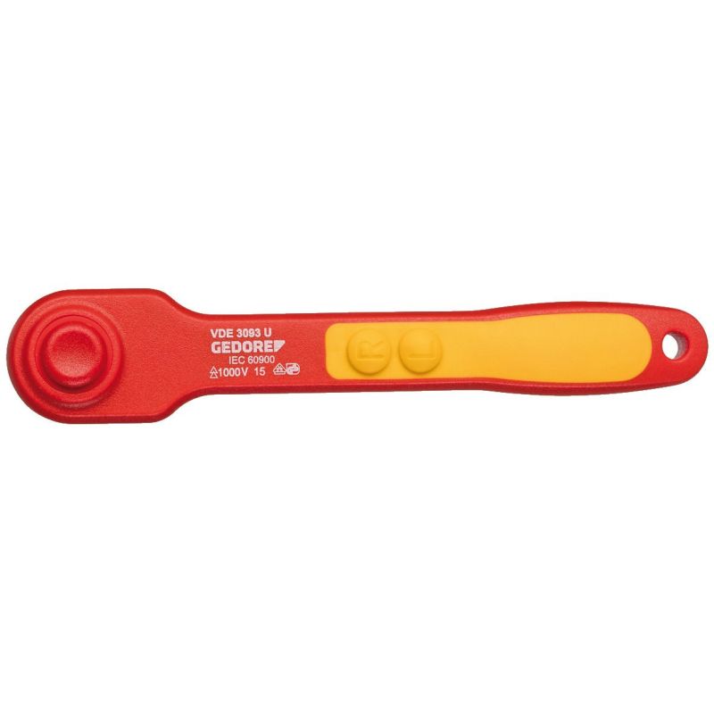 Gedore VDE-Umschaltknarre 3/8"