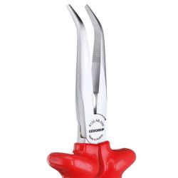 Gedore VDE-Flachrundzange mit Tauchisolierung