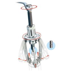 Gedore Abzieher TWIST+PULL 3-armig mit Dreharretierung