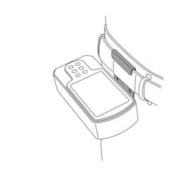 Gedore E-torc Q Displayeinheit Gürtelhalter