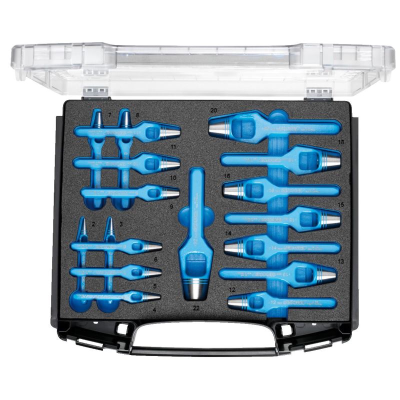 Gedore Henkellocheisen-Satz 2-22 mm in i-BOXX 72