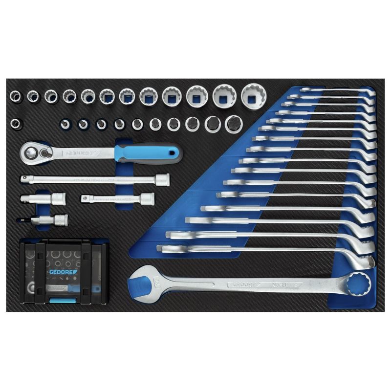 Gedore Werkzeugsortiment in CT-Modulen 173tlg