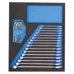 Gedore Ring-Maulschlüssel-Satz in 2/4 CT-Modul