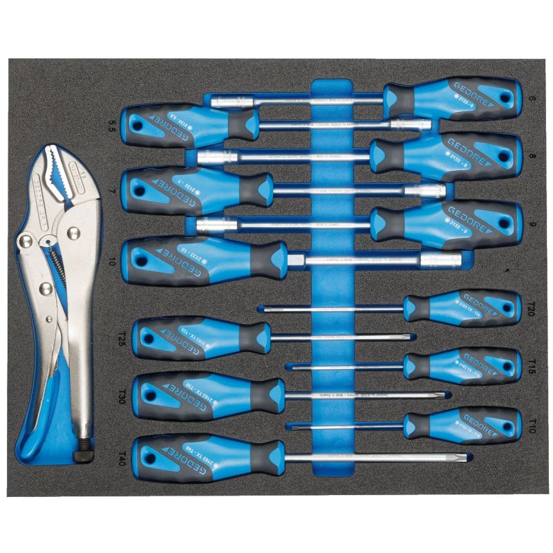 Gedore Werkzeugsortiment in 2/4 CT-Modul