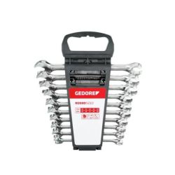 Gedore Ringratschenmaulschl.offen 10-19mm 10tlg