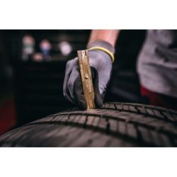 Gedore Reifenprofil-Tiefenmesser messing