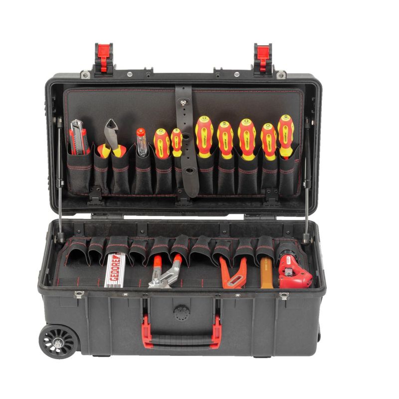 Gedore Werkzeugsatz SANITÄR im Werkzeugtrolley