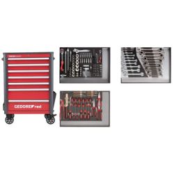 Gedore Wkz.Satz i.Wks.Wagen WINGMAN rot 129tlg