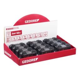 Gedore Display 12xBit-Box 1/4 SL+PH+PZ+TX 32tlg