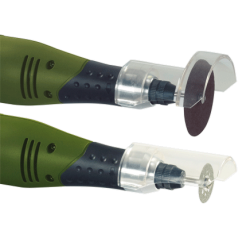 PROXXON Schutzvorrichtung für handgeführte MICROMOT-Geräte (je ein Stück Ø 22mm und Ø 38mm)