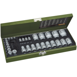 PROXXON Spezial-Steckschlüsselsatz für zöllige Schrauben (36-teilig)