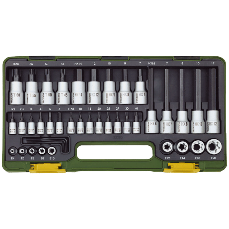 PROXXON Steckschlüsselsatz HX + TX