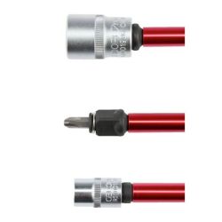 Gedore Bithalter-Satz m.Schnelldrehhülse 2-teilig (200mm)