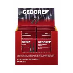 Gedore Display Bithalter-Satz 2-tlg 75mm (10 Stück)