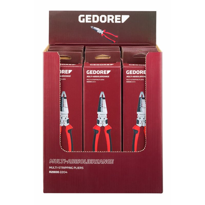 Gedore Multi-Abisolierzange im Display (12 St)