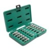 Sata 18 Tlg. 1/4 Zoll & 1/2 Zoll Bit-Stecknuss Satz Innensechskant