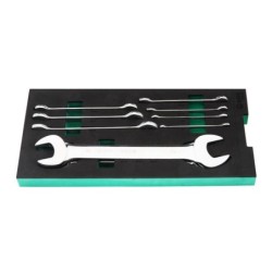 Sata 10 Tlg. Doppelmaulschlüssel Set mit EVA Einlage für Werkstattwage