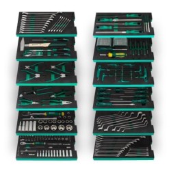 Sata 247 Tlg. Werkzeug-Set mit EVA Einlagen für Werkstattwagen - M