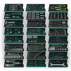 Sata 452 Tlg. Werkzeug-Set mit EVA Einlagen für Werkstattwagen - XXL