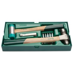 Sata 4 Tlg. Hammer und Schlag-Set mit Einlage für Werkstattwagen