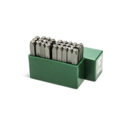 Sata 9 Tlg. Buchstaben-Prägestempel-Satz 4mm