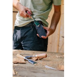 Kirschen W.I.N.A.C. Kurzbeitel in Lederholster, 35 mm, mit Skateboardh