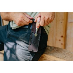 Kirschen W.I.N.A.C. Kurzbeitel in Lederholster, 35 mm, mit Skateboardh