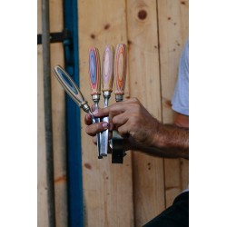 Kirschen Stechbeitelsatz W.I.N.A.C im Holzkasten, 4-tlg., mit Skateboa