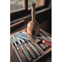 Kirschen Stechbeitelsatz W.I.N.A.C im Holzkasten, 4-tlg., mit Skateboa