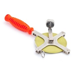 Crescent 1/4" x 200' Peerless Engineer's Chrome Clad® Maßband