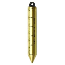 Crescent 20 oz. Inage Solid Brass Cylindrical Blunt Point SAE Senkblei