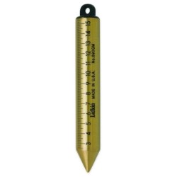 Crescent 20 oz. Inage Solid Brass Cylindrical Metric Senkblei