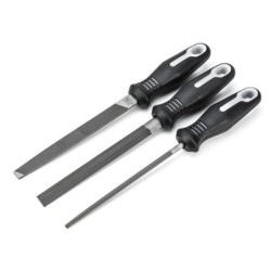 Crescent 3 Pc. 6" Bastard File Set with Ergonomic Handles