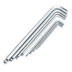 Sata 9 Tlg. Kugelkopf-Innensechskant-Winkelstiftschlüssel Set extra la