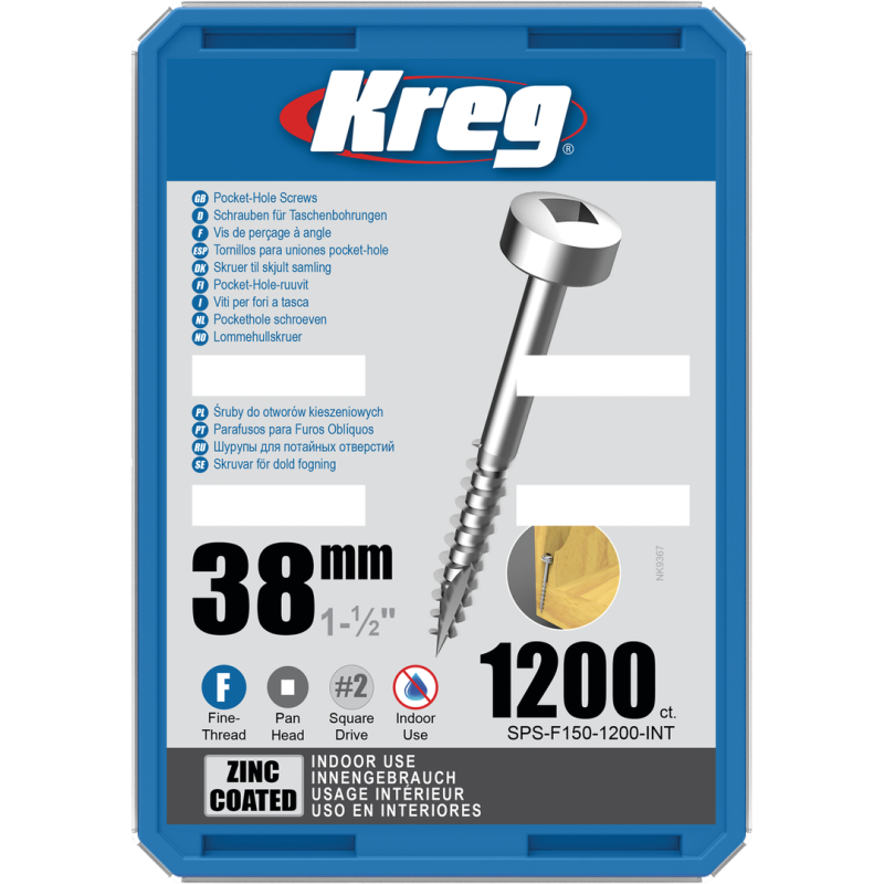 Kreg Pocket-Hole Schrauben 38 mm