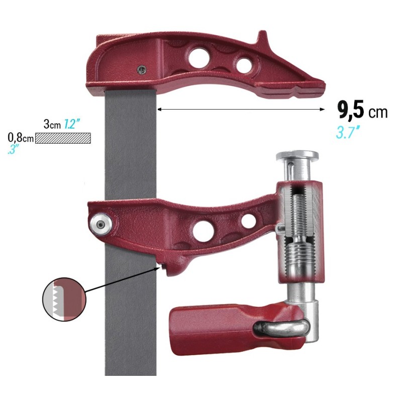 Piher HOCHLEISTUNGSSCHRAUB. MAXIPRESS E 60 cm