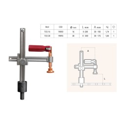 Piher TCS SPANNELEMENT FÜR SCHWEISSTISCHE Ø16