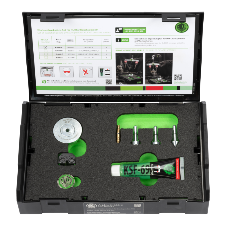 Kukko Wechseldruckstück-Set Ø 20