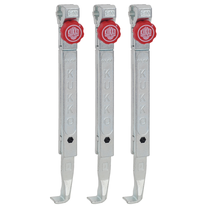 Kukko Schnellverstellbare Standard-Abzugshaken (Satz