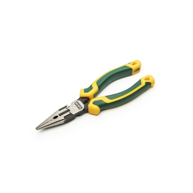 Sata Kraft-Flachrundzange mit Schneide 150mm