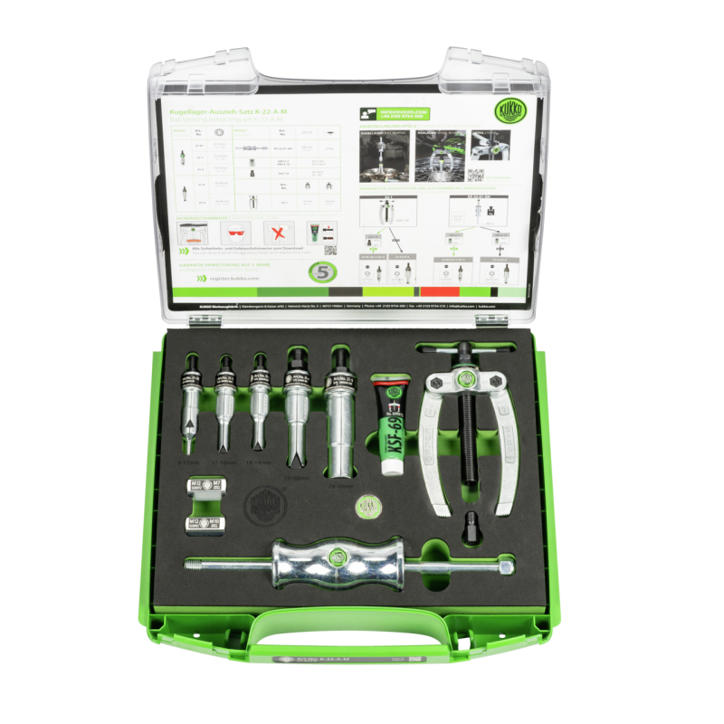 Kukko Kugellager-Auszieh-Satz mit Gegenstütze