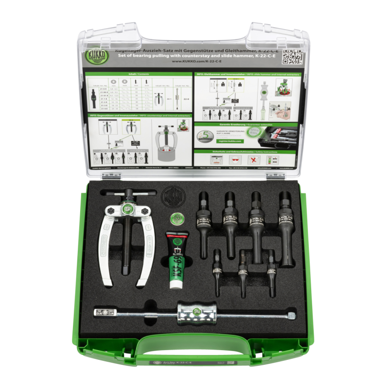 Kukko Kugellager-Auszieh-Satz Ø 4